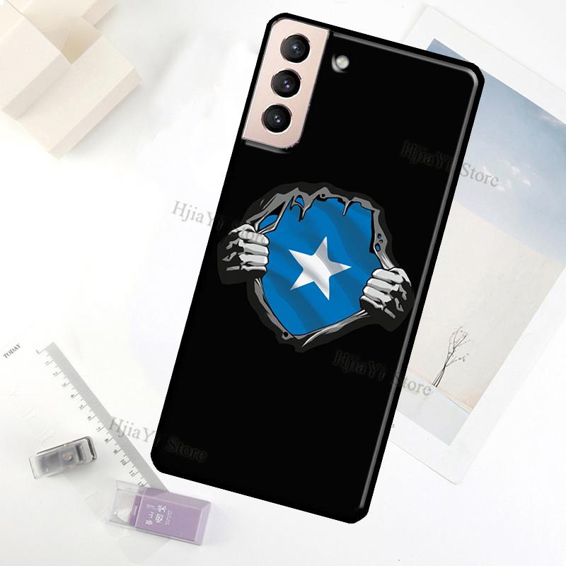 Somali Somalia National Flag Case For Samsung Galaxy S23 Ultra Note 20 10 S9 S10 Plus S20 S21 FE S22 Ultra Phone Cover