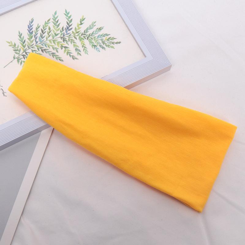 New Women Headband Wide Knitted Cotton Sport  Elastic Hair Bands Yoga Hairband Makeup Hair Hoop Vintag Headwrap Hair Accessories