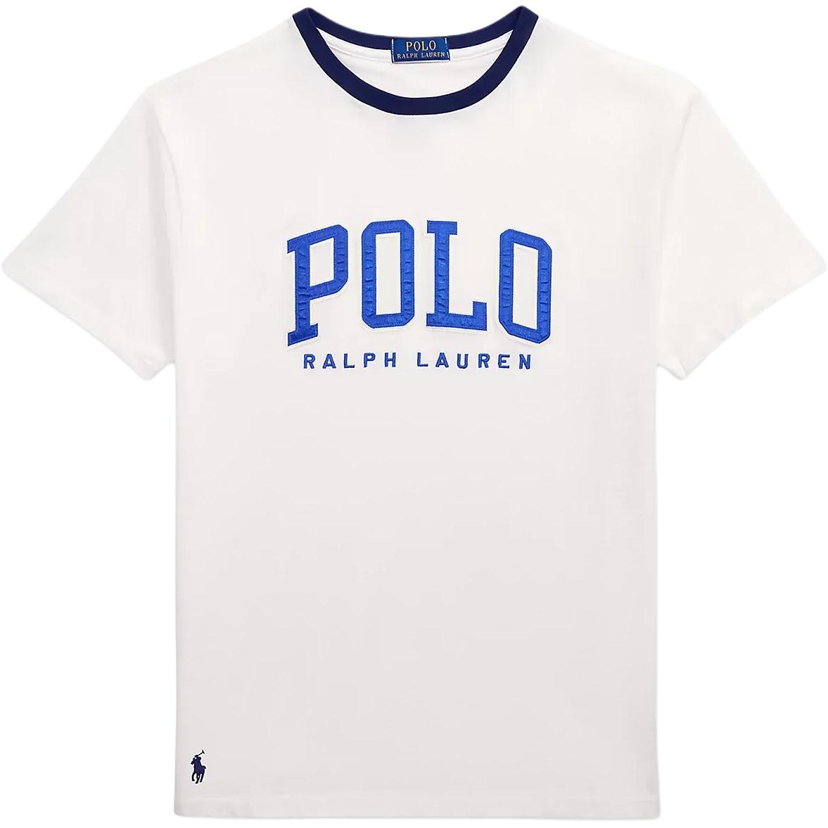 

Polo Ralph Lauren Футболка мужская с коротким рукавом, вышитыми буквами, колор-блок, воротник поло 710694466-004 M