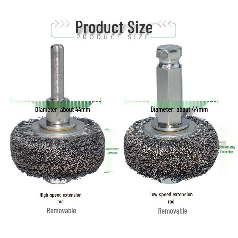 Pneumatic Tire Repair Brush with Stainless Steel Wire and Grinder Head