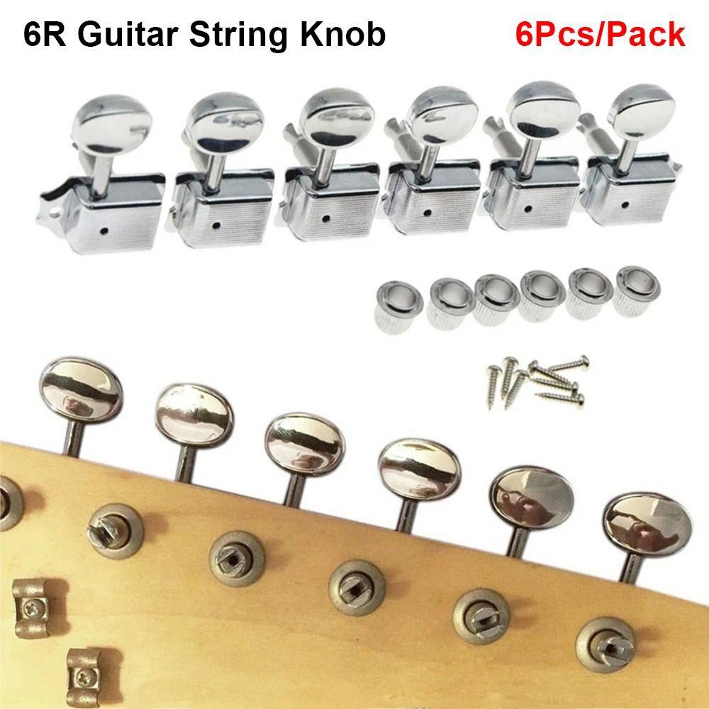 1Set 6-Pack Tuning Key Pegs 6 Right 6R Combination Tool New Guitar String Knob  Guitar Accessories