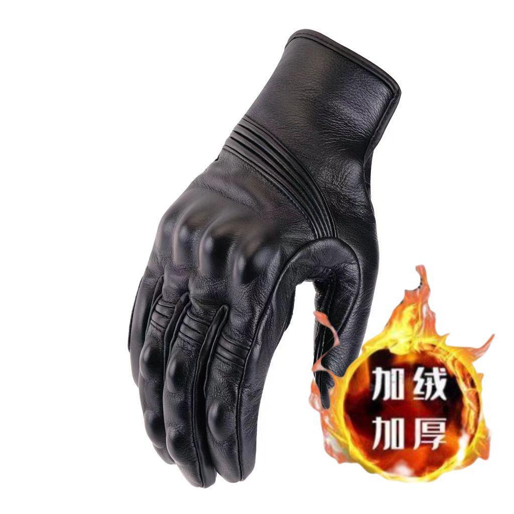 Cycling Gloves Motorcycle Men s Locomotive Racing Fleece Glove Case S