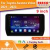 Car Radio Android For Toyota Avanza Veloz 2021 - 2023 Navigation GPS Stereo Auto Multimedia Player Screen 2din DVD 5G Wifi