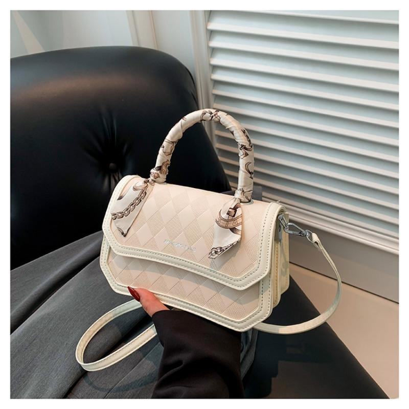 Simple Fashion Clash Handbag Cosmopolitan Lingerie Ladies Satchel Trendy Scarf Hundred Shoulder Crossbody Bag PU