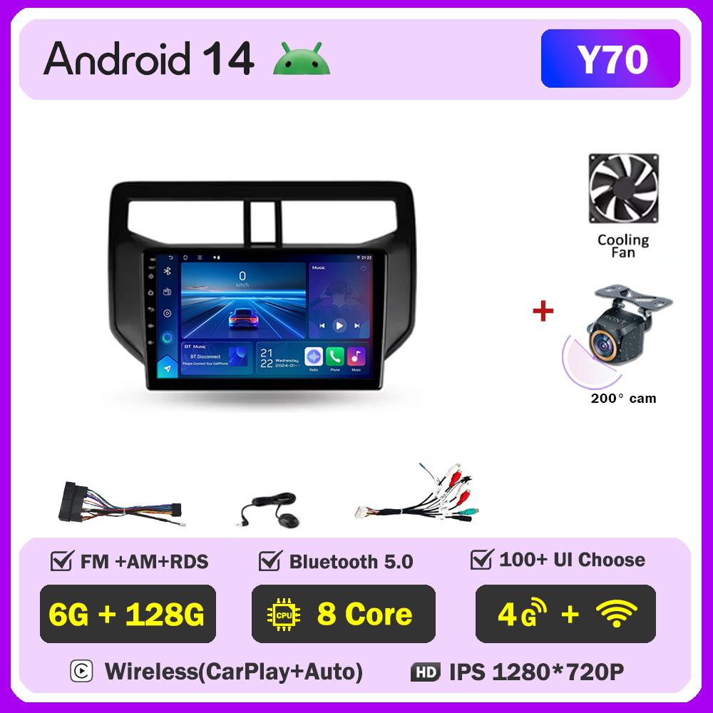 Android 14 For Toyota Rush Daihatsu Terios 2017-2020 Touch Screen Car Multimedia Video Player Wireless Android Auto Radio Wifi