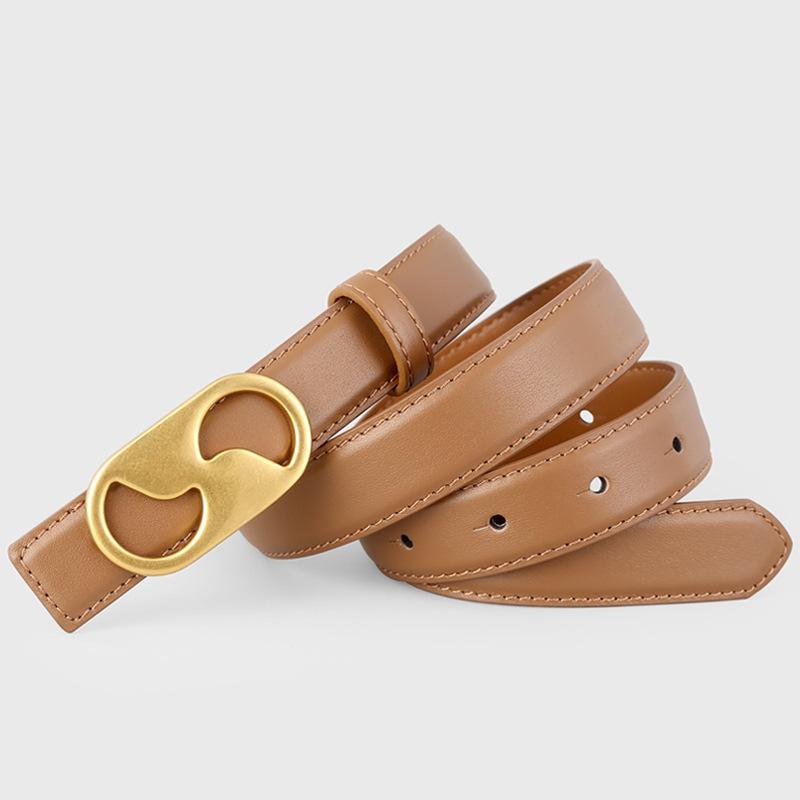 Mary Belt - women s genuine leather premium versatile guangzhou belt - smooth cowhide buckle pant belt 100cm чёрный