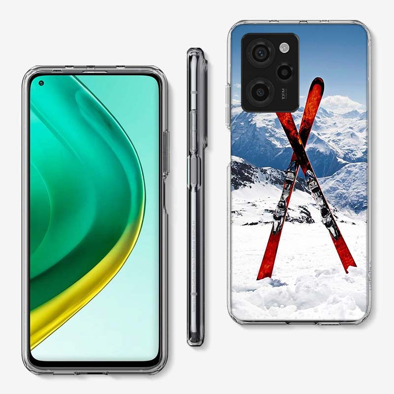 Skiing Snow Snowboard Ski Cover Phone Case For Xiaomi Poco M8 M7 M6 M4 M3 X7 X6 X4 Pro F7 Ultra M5S Mi 14 14T 15 15T 12T 10T Pro