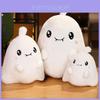 Brinquedo de Pelúcia Caveira Fantasma de Halloween Com Foice Para Decoração de Casa Assombrada e Presentes