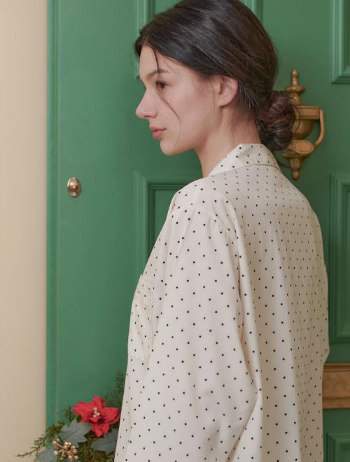 [OFF HOUR] Cloudfin Long Sleeve Pajama Set [Shipped from Korea] 100% Authentic