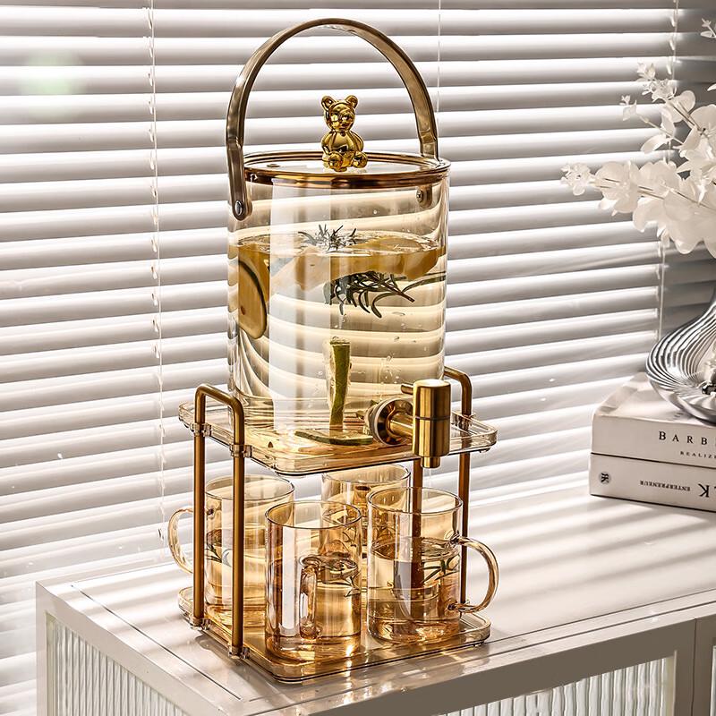 Changbaosen Glass Beverage Dispenser Set