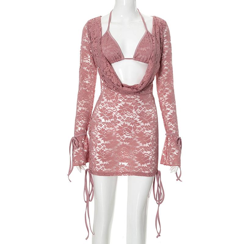 

Женский осенний однотонный повседневный топ с длинными рукавами и короткими бретелями L