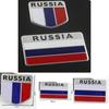 Russian Flag Metal Auto Stickers Badge Emblem Decal For Stylish Car Decoration