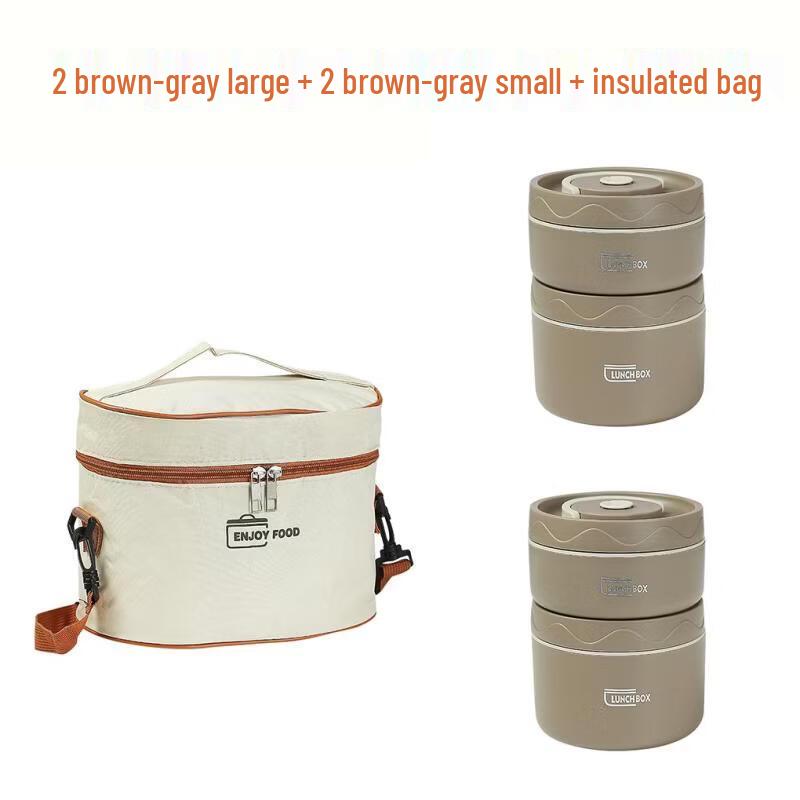ZISIZ Stainless Steel Lunch Box Set