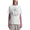 Moncler SS23 Round Neck Pullover Straight Casual Short Sleeve T-Shirt Women Tops White I10938C00018899WS033