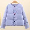 Fashion Winter Short Coat Female Warm Parkas Single Breasted Thick Loose Women Jackets