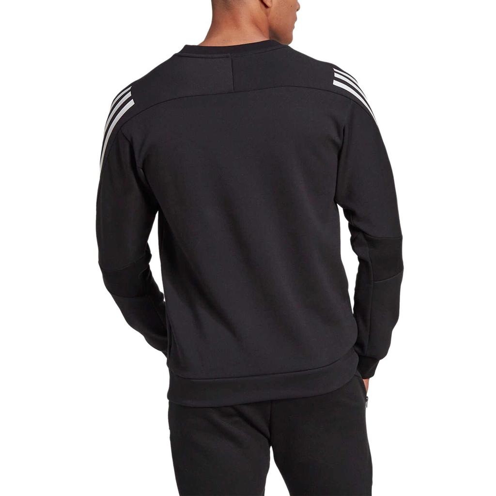 Adidas Sweatshirts Men's Black Crew Neck Moderate Regular HJ7846