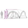 Family Tent for 10 Persons Green and Grey 460 x 430 x 214 cm