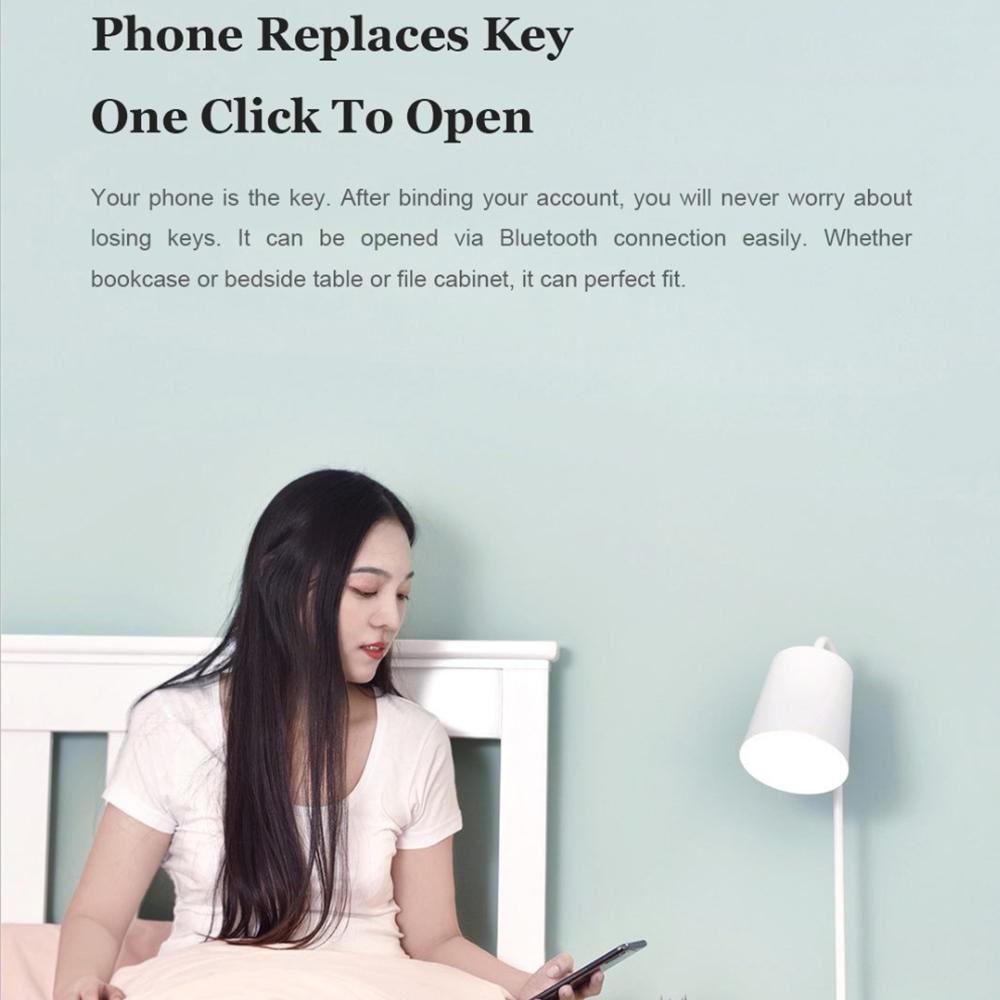 YEELOCK Intelligent Skufflås APP BT Opplåsing Tyverisikring Barnesikkerhet Nøkkelløse Låser