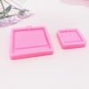 Photo Frame Epoxy Resin Keychain Mold Cat Dog Tag Pendant Silicone Mould For DIY Casting Crafts Jewelry Making Accessories