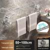 Rotating, Punch-Free Suction Cup Towel and Slipper Rack for Bathrooms