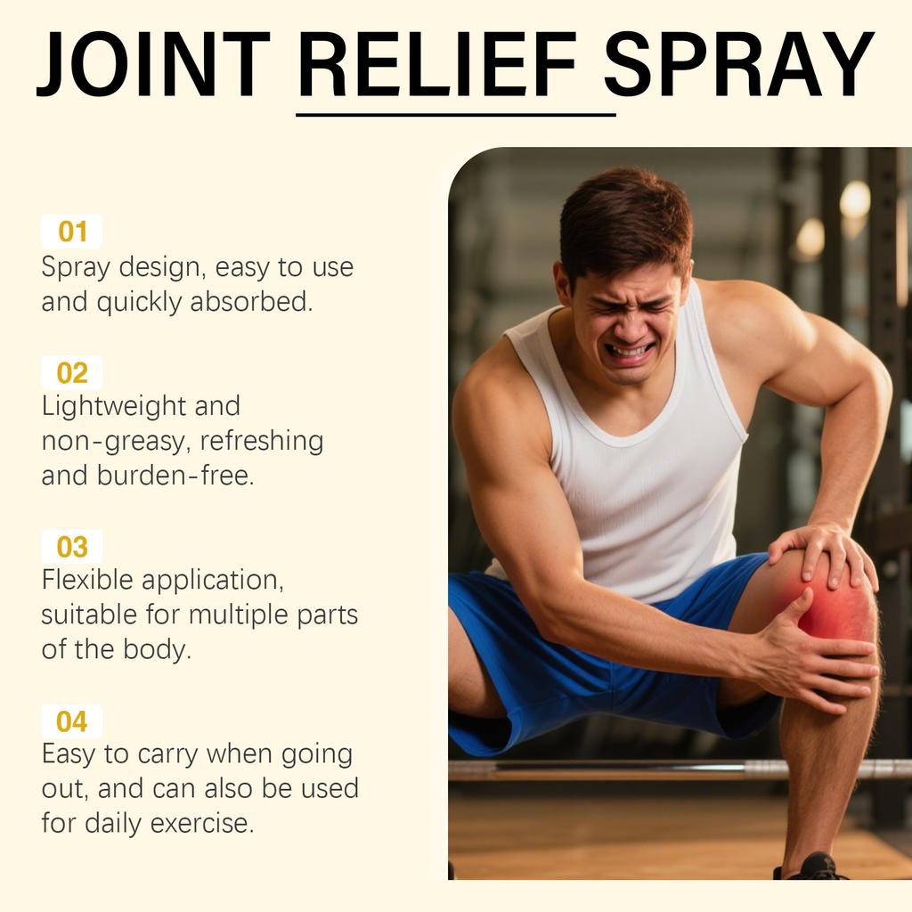 Joint Spray Is A Mild, Refreshing And Non-greasy External Massage Spray Suitable For Joint Discomfort And Muscle Swelling,100ml