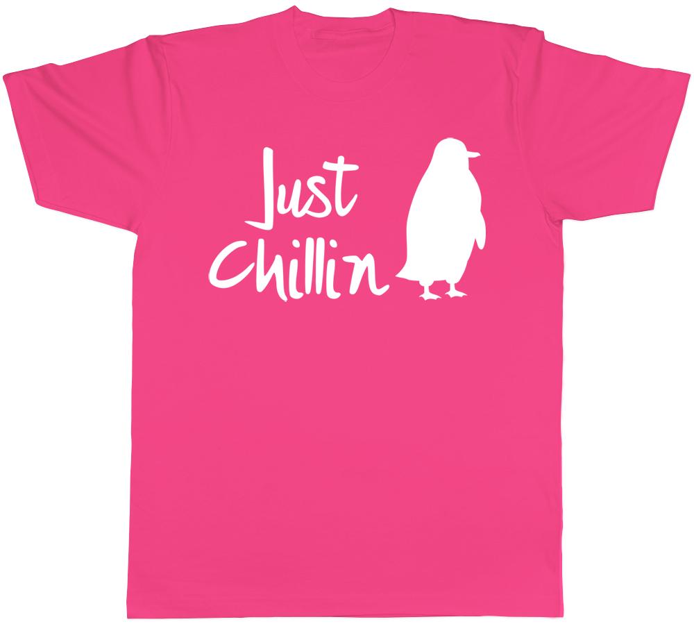 Just Chillin Penguin Unisexs Unisexs Ladies Unisex TShirt