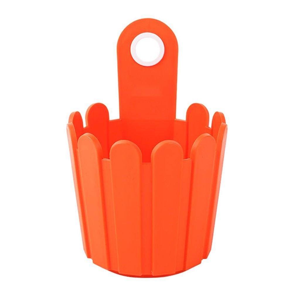 

Plant Planting Hanging Pot Flower Pot Garden Supplies Wall Hanging Fence Pot Plant Pot помаранчевий