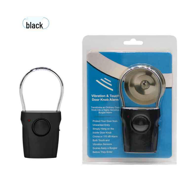 Indoor Anti-Theft Door Handle Alarm Sensor & Doorbell for Home Security