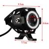 Bright LED Scooter Motorbike Lights Driving Moto Spotlights Motorcycle LED Headlight Fog Light