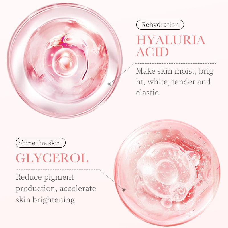 Bioaoua Rose Hyaluronic Moisturizing Lotion Hydrating Lightweight Non Greasy For All Skin Types 100ml