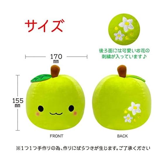 Pluche Maskotte Schattig Pluizig Zacht Kussen Speelgoed Genezend Cadeau Beeldje (Appel groen)