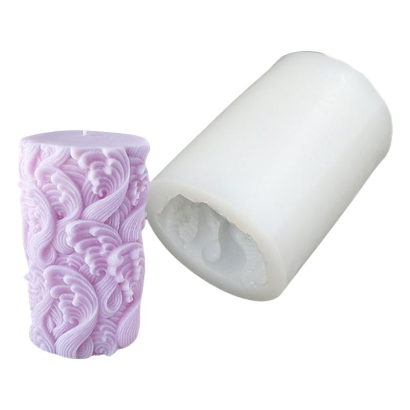 Cylinder Shaped Silicone Molds for Candle Soap Home Decoration, Art Craft, Epoxy Resin Project, Plaster Silicone Molds