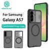 NILLKIN Für Samsung Galaxy A57 Handyhülle CamShield Pro Magnetische Hülle Kameraschutz Schiebefachabdeckung