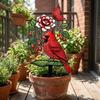 2D Flat Bird Pattern Ground Insertion Decorative Yard Lawn Ornament  Yard Lawn Insert