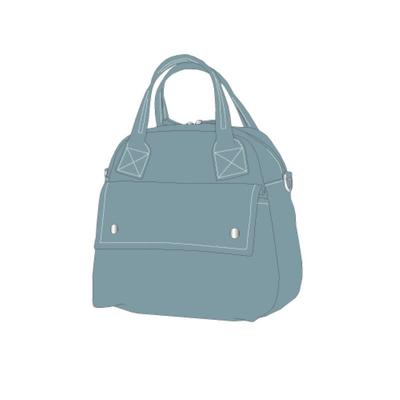 Canvas Mini Boston Shoulder Bag & 12-2195-BL