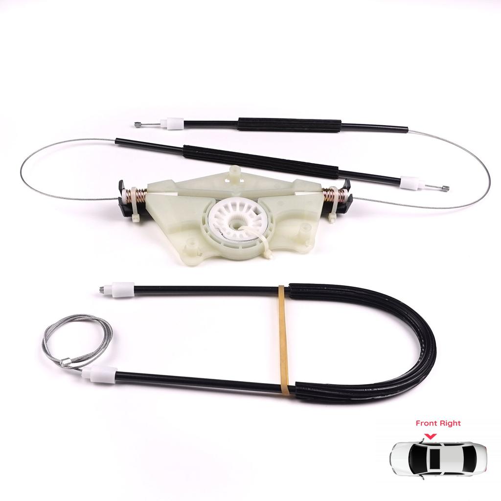 EP8583 Set Regulator Macara Geam Manual Față Dreapta pentru Skoda Fabia MK1 1999-2008 4/5 Uși Praktik Furgonetă 6Y0837656