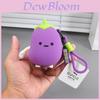 Cute Cartoon Vegetable Silicone Coin Purse With Keychain For Kids And Daily Use