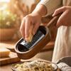 Handheld Cheese Grater with Wooden Frame Compact Kitchen Tool Long-Lasting