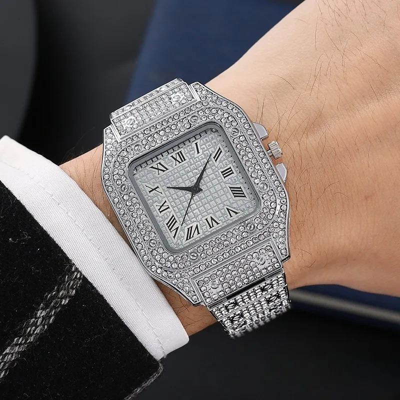 2025 Fashion Watches for Men Women Iced Out Watch Man Luxury Diamond Watch Unisex Quartz Wristwatches Relojes Para Hombres
