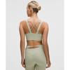 Lululemon Like A ClouD Longline brA  Light Support  D DD Cup Fog Green