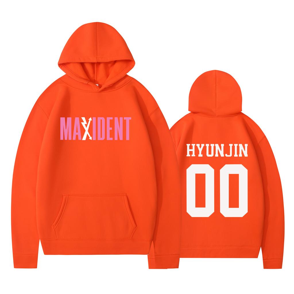 Vintage Grafický Potisk Stray Kids Mikina Dámská Pánská Ležérní Hip Hop Streetwear Dlouhý Rukáv Fleecová Mikina Unisex