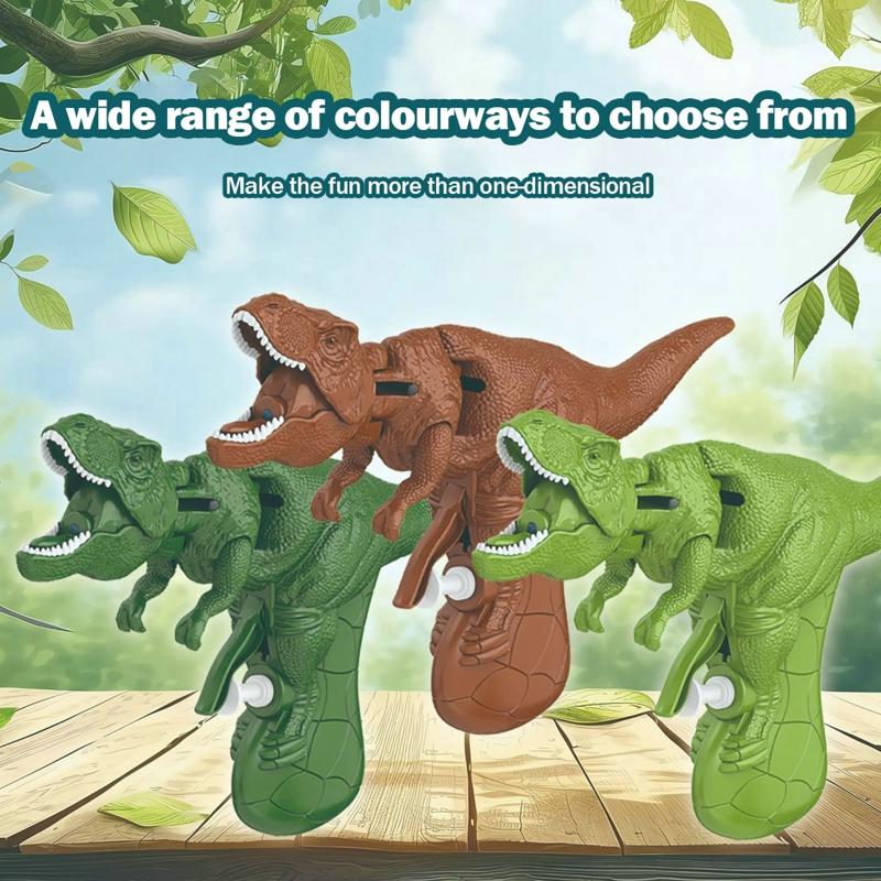 Dinosaur Water Gun Summer Shake Head Shooting Kids Toy Outdoor Pressing Water Gun Game Boys Beach Swimming Pool Battle Toy Gifts