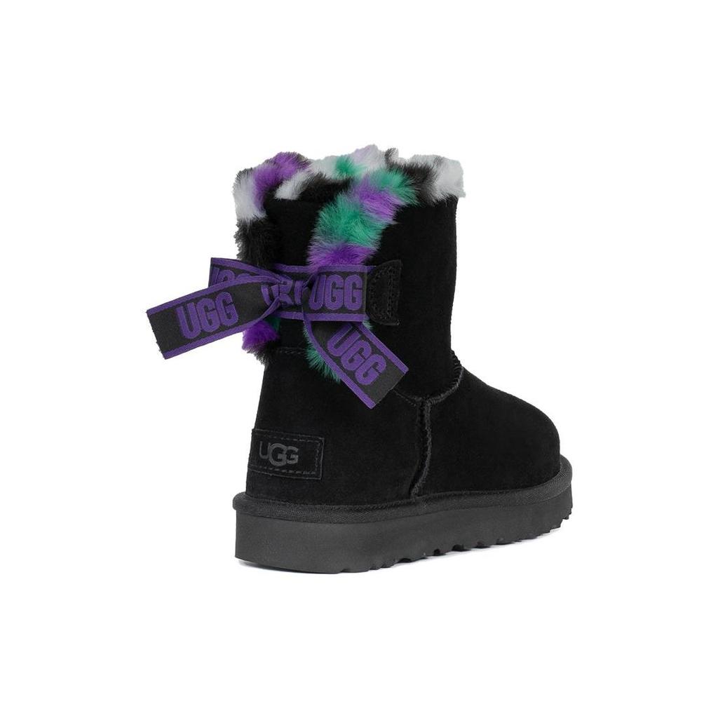 UGG Comfortable Simple Short Snow Boots Women boots Black 1130594-BLK