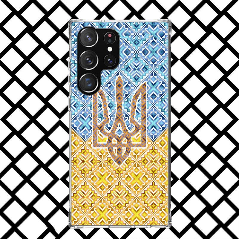 Ukraine Flag Phone Case for Samsung Galaxy S26 S25 Edge S24 S23 Ultra S22 Plus S21 FE S20 + Soft Cover Print Fundas Galaxy S25 S