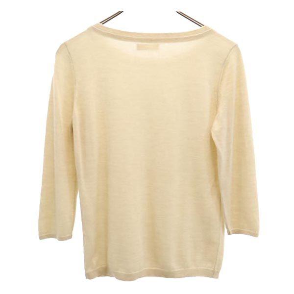 Anteprima Cashmere 100% 7 Minutes Sleeve Sweater 42 Heather Beige Knit Women Used