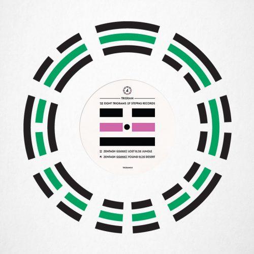 10-дюймовая пластинка ZENTASH GIGAWATT Lost In The Jungle Found In The D TRIGRAM04 Trigram 2015 UK Dance Electronica Б/у