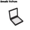 Transparent Floating Display Box Plastic Film Jewelry Packaging Box Jewelry Ring Necklace Collectible Earring Pin Organizer