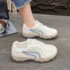Thick-soled German training shoes women's 2025 autumn new breathable versatile mesh white shoes retro lightweight casual Forrest Gump shoes