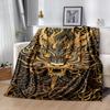 6 Sizes Exquisite Chinese Dragon Printed Blanket Bedroom Living Room Sofa Nap Office Shawl Blanket Top Ten Holidays Luxury Gifts
