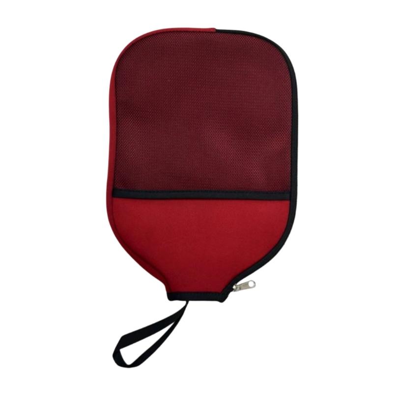 Pickleballs Paddles Cover Case Bag Pickleballs Racket Sleeve Racket Pocket for Pickleballs Paddles Storage Carrying красный